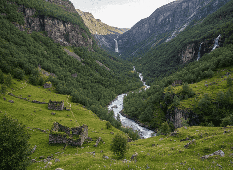 Aurlandsdalen – The Fjord Valley You Can Only Reach by Foot or Boat