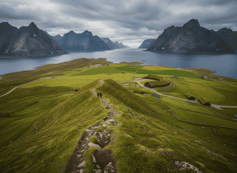 Borg Ridge Path – Walking Above the Viking Chieftain’s Seat