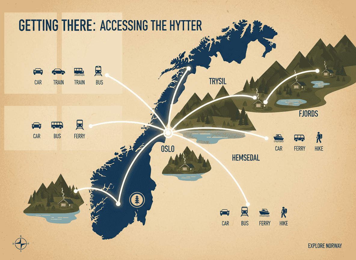 Cómo Llegar: Accediendo a las Hytter