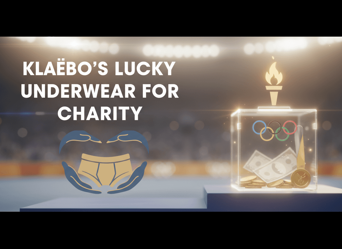 Klæbo's Lucky Underwear to Be Donated for Charity Post-OL