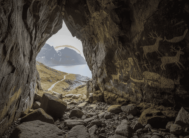Kollhellaren Cave – Viking Rock Carvings