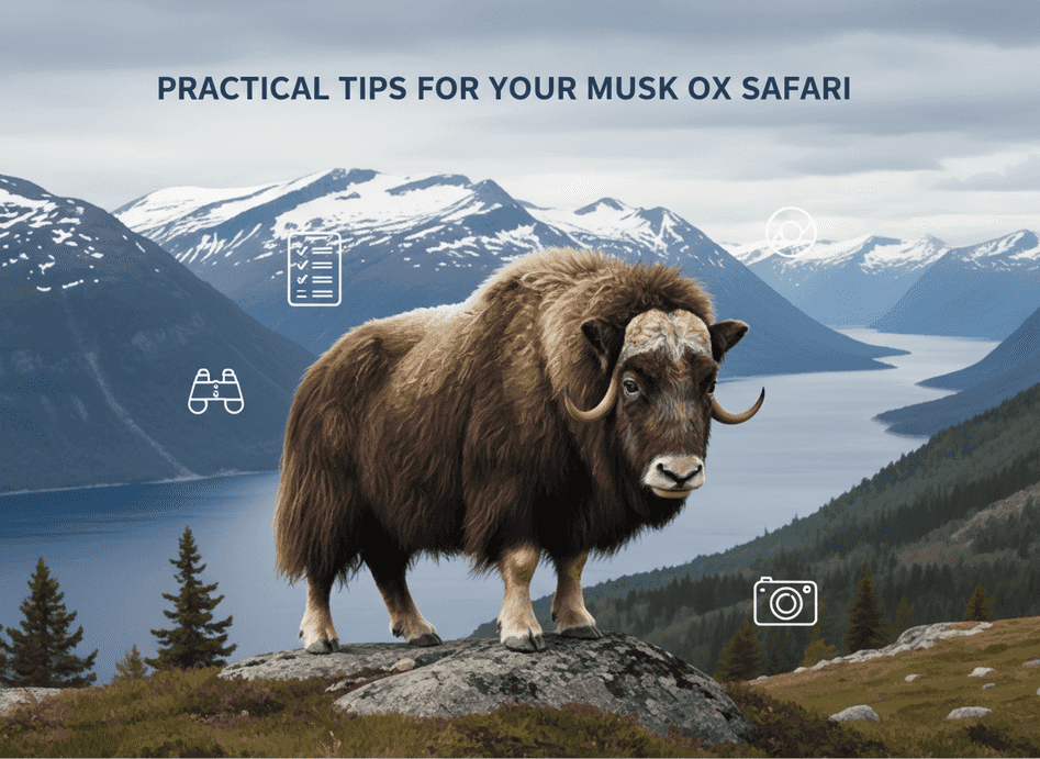 Praktische Tipps für Ihre Moschusochsen-Safari