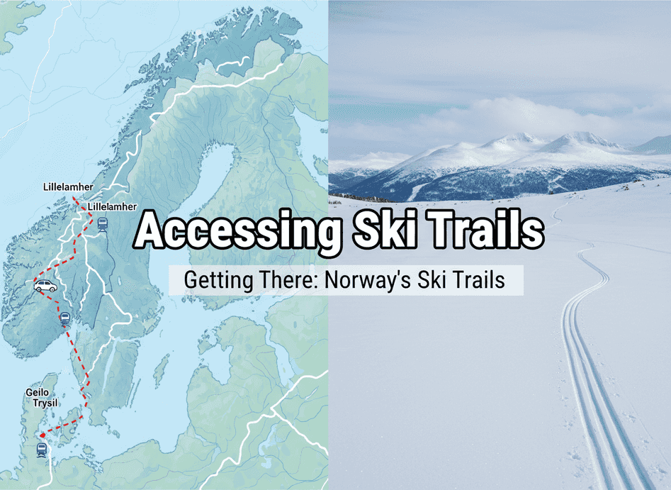Anreise: Zugang zu Norwegens Skipisten