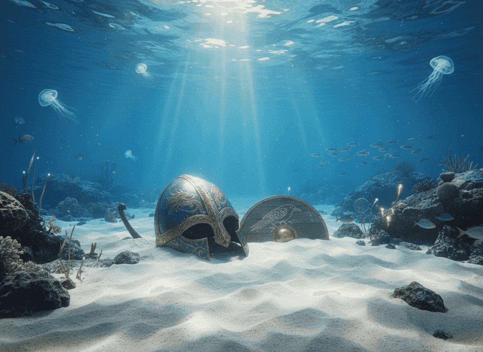 Viking's Trophy Under the Waves: A Secluded Adventure Below
