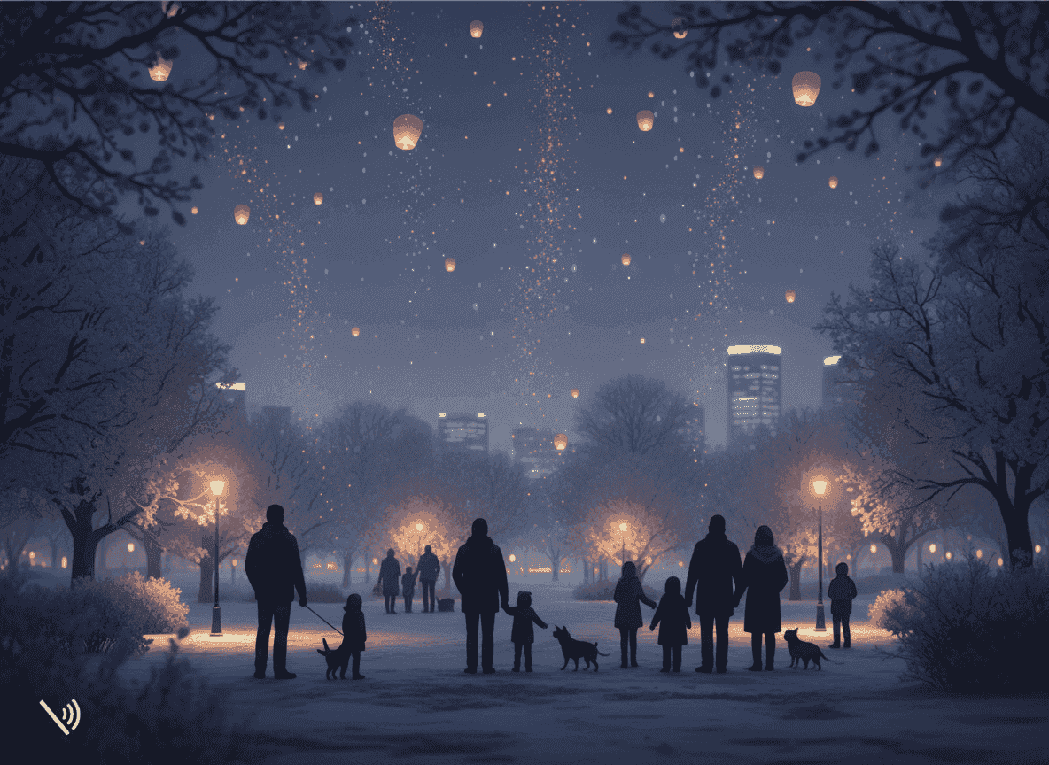 Feiring av et roligere nyttår: Overgangen til stille fyrverkeri